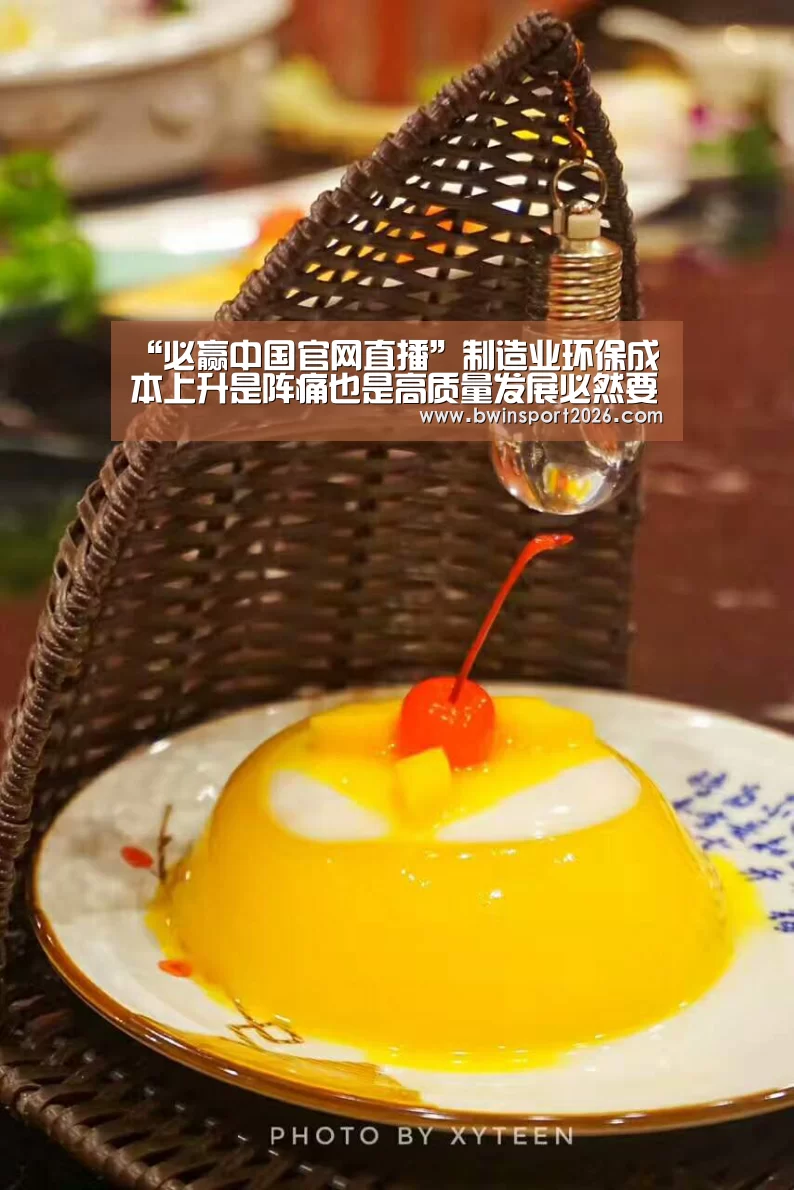 “必赢中国官网直播”制造业环保成本上升是阵痛也是高质量发展必然要求(图1) 必赢bwin